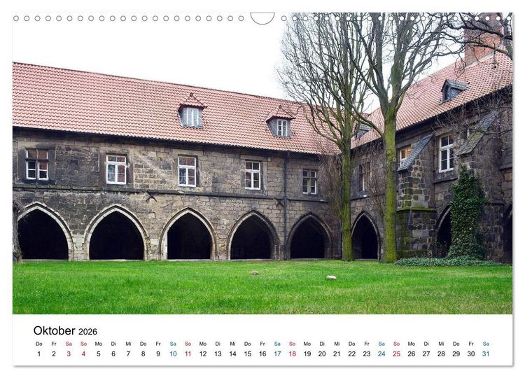 Produktbild: Die Stra&szlig;e der Romanik (Wandkalender 2026 DIN A3 quer), CALVENDO Monatskalender