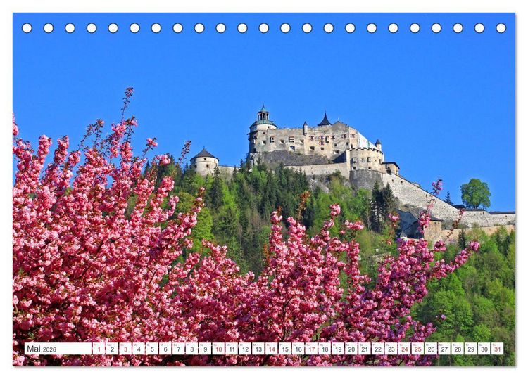 Produktbild: Die Festung Hohenwerfen (Tischkalender 2026 DIN A5 quer), CALVENDO Monatskalender