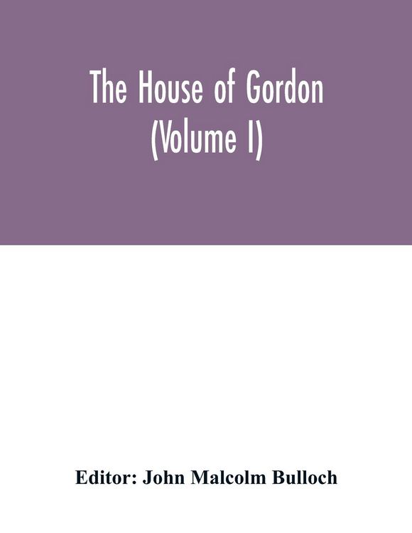 Produktbild: The house of Gordon (Volume I)