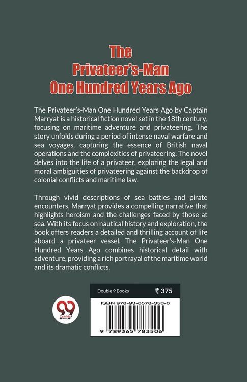 Produktbild: The Privateer's-Man One Hundred Years Ago