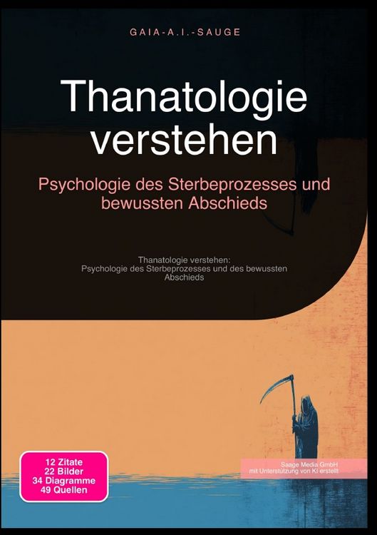 Produktbild: Thanatologie verstehen: Psychologie des Sterbeprozesses und bewussten Abschieds