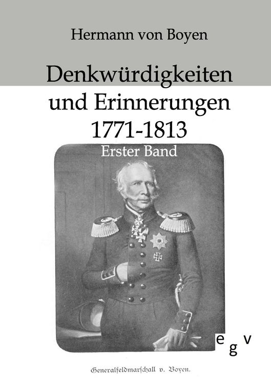 Produktbild: Denkw&uuml;rdigkeiten und Erinnerungen 1771-1813