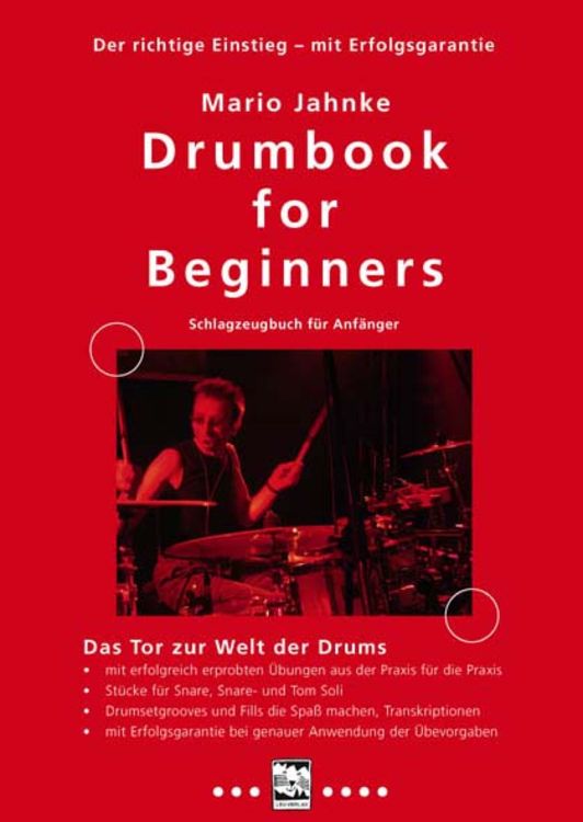 Produktbild: Drumbook for Beginners - Schlagzeugbuch f&uuml;r Anf&auml;nger
