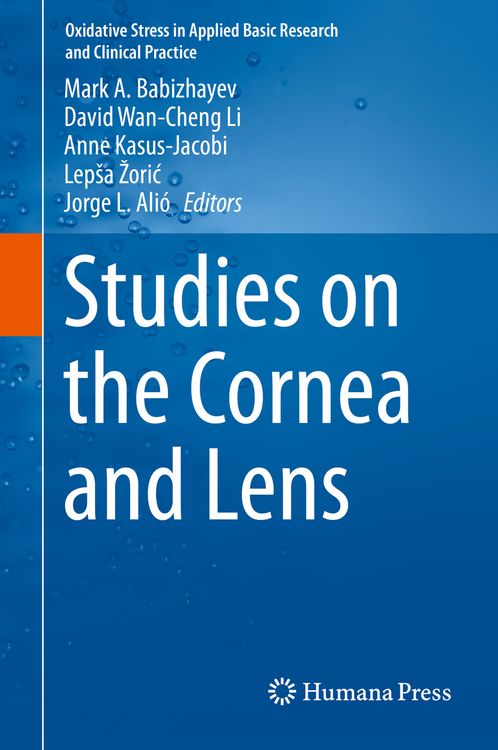 Produktbild: Studies on the Cornea and Lens