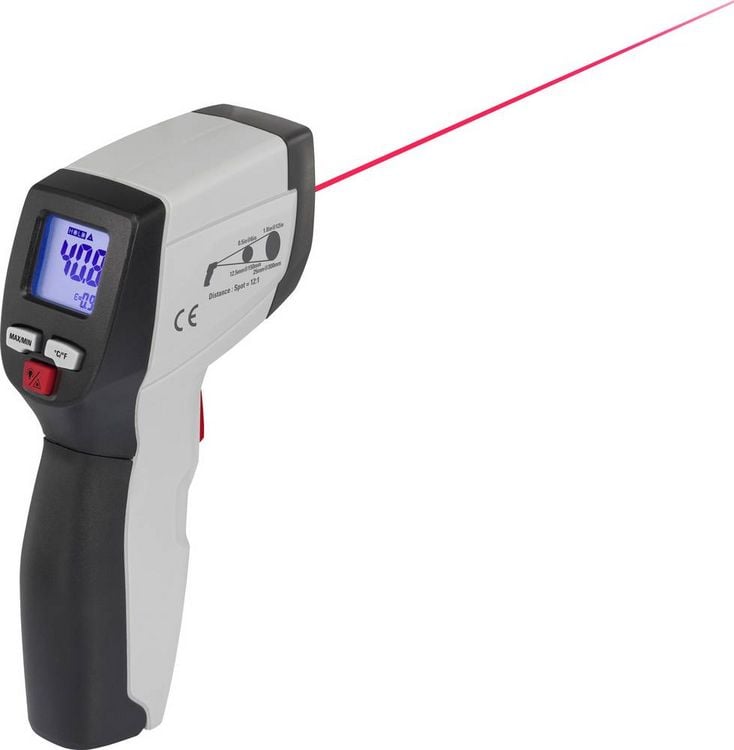 Produktbild: VOLTCRAFT IR 500-12S Infrarot-Thermometer Optik 12:1 -50 - +500&deg;C Pyrometer