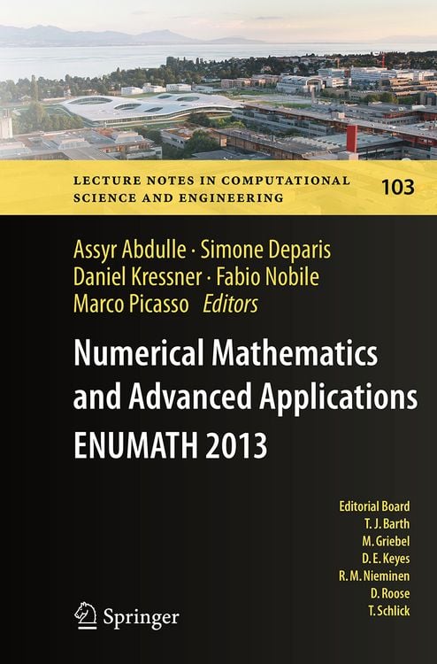 Produktbild: Numerical Mathematics and Advanced Applications - ENUMATH 2013