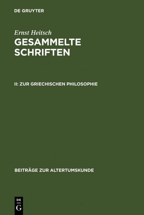Produktbild: Zur griechischen Philosophie