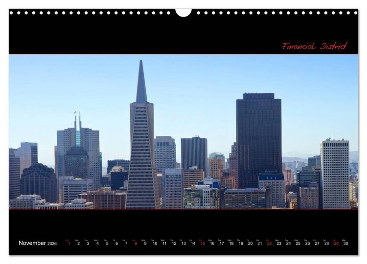 Produktbild: SAN FRANCISCO Panoramic Highlights (Wall Calendar 2026 DIN A3 landscape), CALVENDO 12 Month Wall Calendar