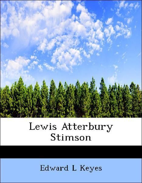 Produktbild: Keyes, E: Lewis Atterbury Stimson