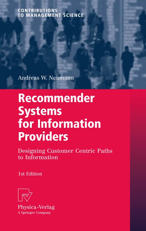 Produktbild: Recommender Systems for Information Providers