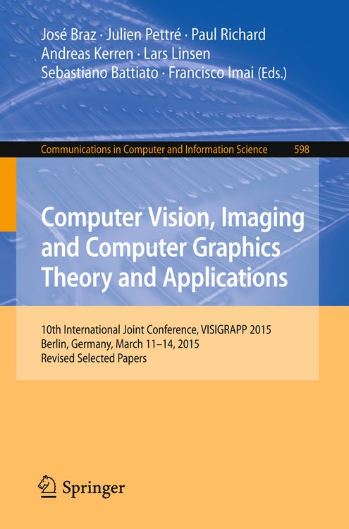 Produktbild: Computer Vision, Imaging and Computer Graphics Theory and Applications
