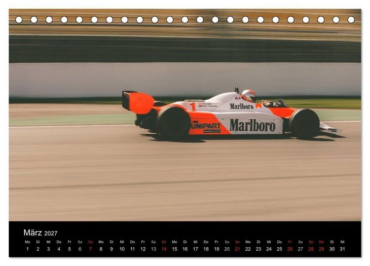 Produktbild: Vintage Racing, historischer Motorsport (Tischkalender 2027 DIN A5 quer), CALVENDO Monatskalender