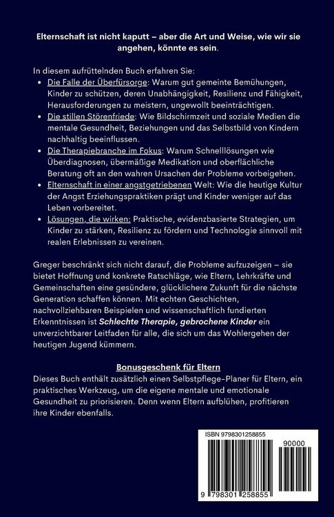 Produktbild: Schlechte Therapie, gebrochene Kinder
