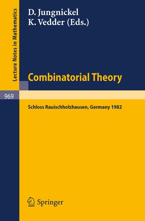 Produktbild: Combinatorial Theory