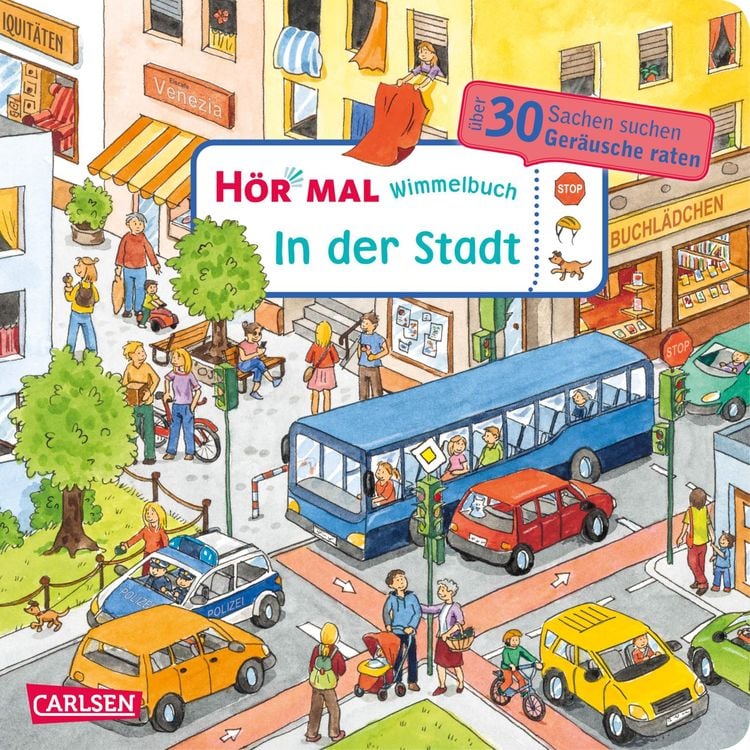 Bild vom Artikel Hör mal (Soundbuch): Wimmelbuch: In der Stadt vom Autor Julia Hofmann