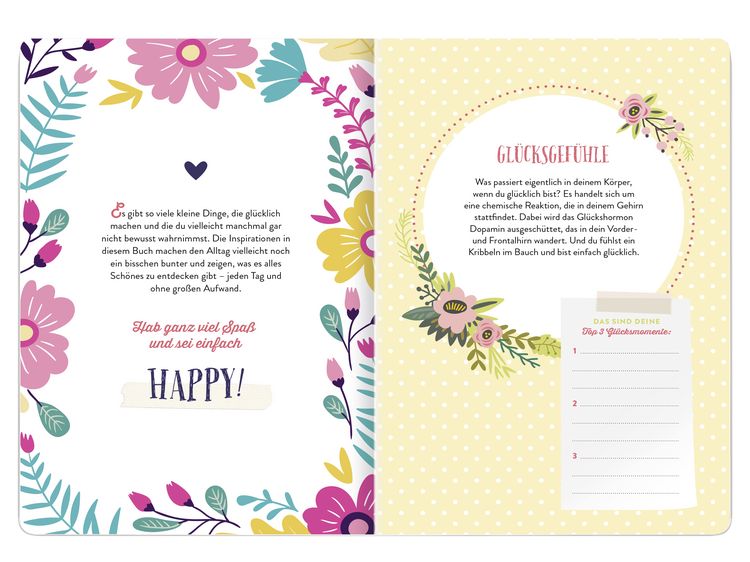 Produktbild: Einfach happy! Bunte Inspirationen f&uuml;r jeden Tag