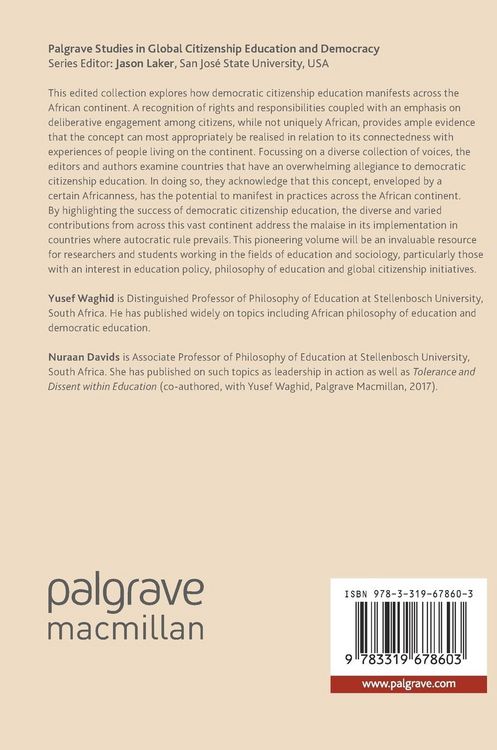 Produktbild: African Democratic Citizenship Education Revisited