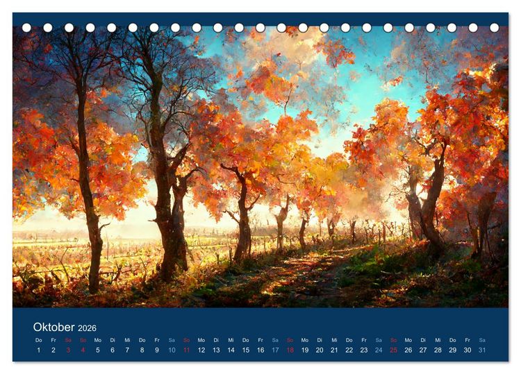 Produktbild: Das Geheimnis der Geduld (Tischkalender 2026 DIN A5 quer), CALVENDO Monatskalender