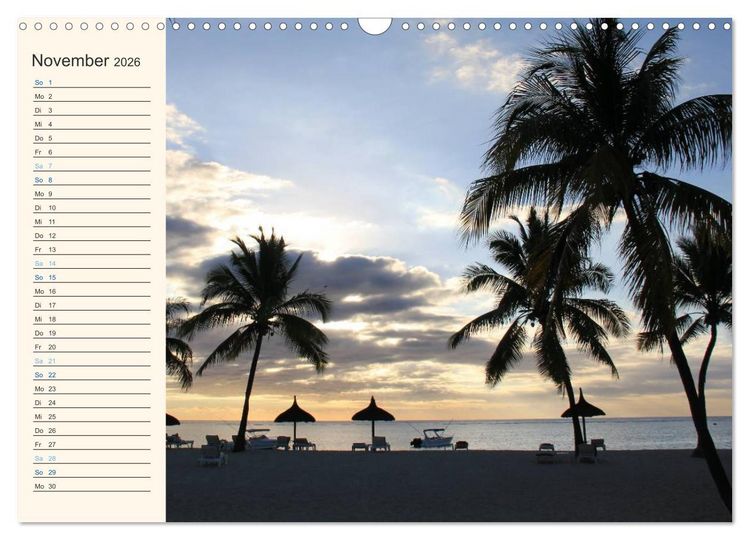 Produktbild: Mauritius - traumhaft und unvergesslich (Wandkalender 2026 DIN A3 quer), CALVENDO Monatskalender