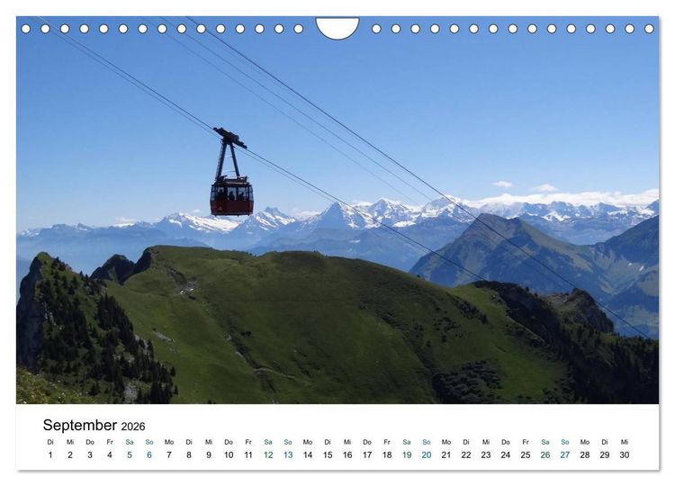 Produktbild: Stockhorn &ndash; &Uuml;ber Stock und Stein (Wandkalender 2026 DIN A4 quer), CALVENDO Monatskalender