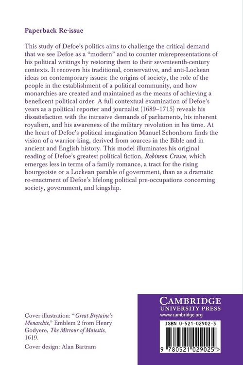 Produktbild: Defoe's Politics