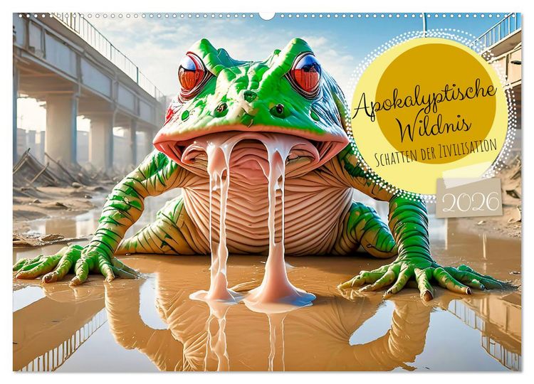 Produktbild: Apokalyptische Wildnis - Schatten der Zivilisation (Wandkalender 2026 DIN A2 quer), CALVENDO Monatskalender