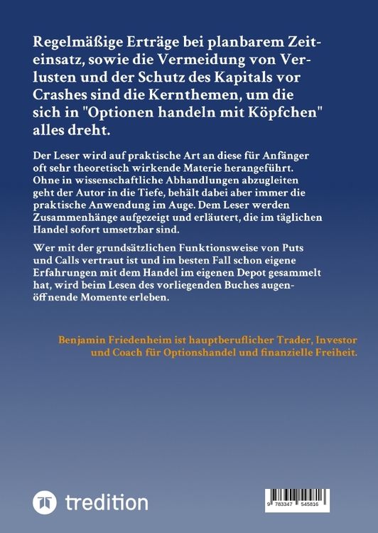 Produktbild: Optionen handeln mit K&ouml;pfchen - Profitable Tipps aus der Praxis f&uuml;r fortgeschrittene Optionstrader