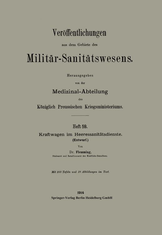 Produktbild: Kraftwagen im Heeressanit&auml;tsdienste