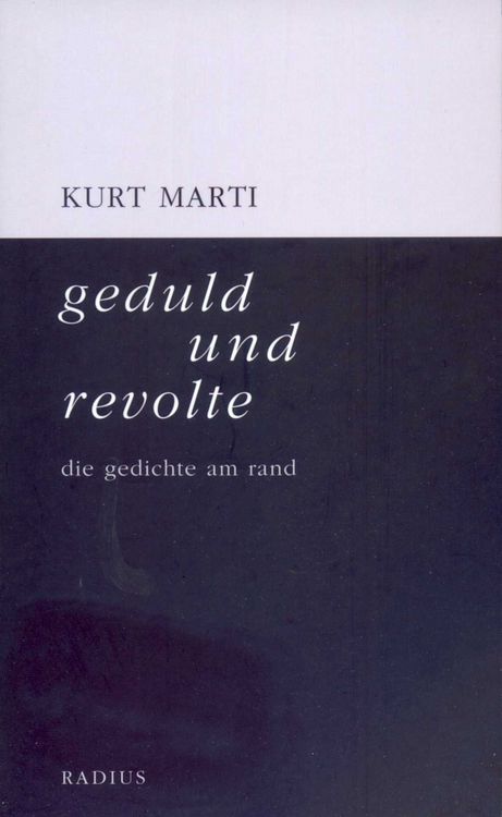 Produktbild: Geduld und revolte
