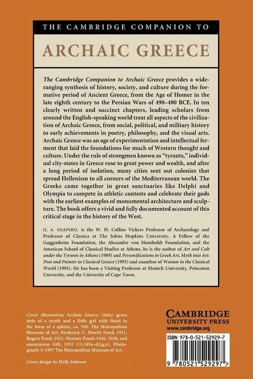 Produktbild: The Cambridge Companion to Archaic Greece