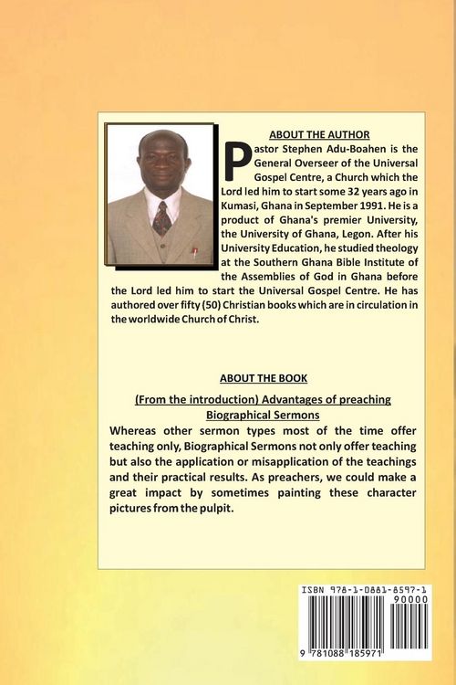 Produktbild: Biographical Sermon Outlines for all Preachers Volume 1