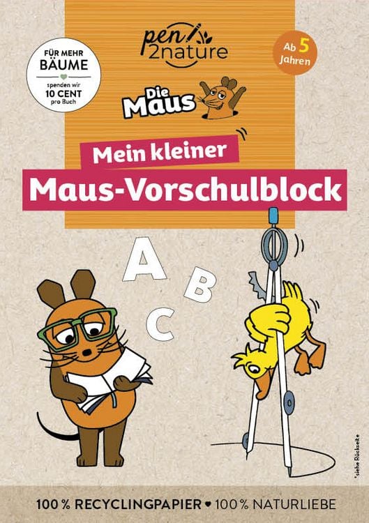 Produktbild: Mein kleiner Maus-Vorschulblock. Vorschulübungen für Kinder ab 5 Jahren