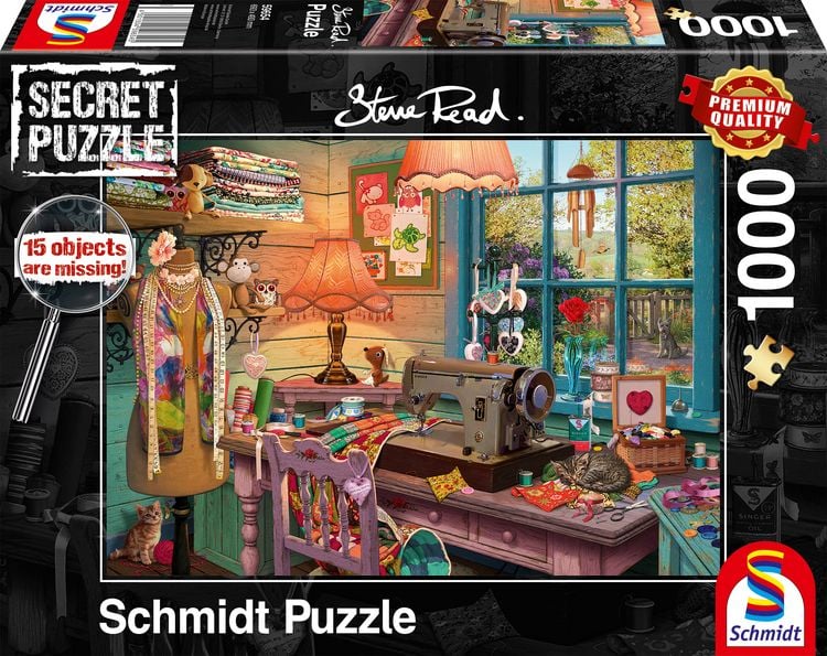 Schmdit 59654 - Steve Read, Im Nähzimmer, Secret-Puzzle, kaufen