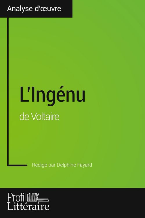 Produktbild: L'Ing&eacute;nu de Voltaire (Analyse approfondie)
