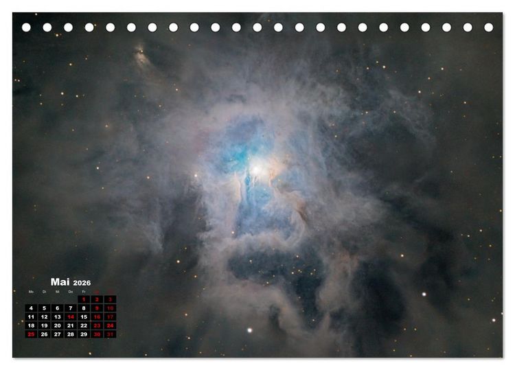 Produktbild: InfinityAstro - die Unendlichkeit im Bild - Astrofotos von Roland Schliessus (Tischkalender 2026 DIN A5 quer), CALVENDO Monatskalender