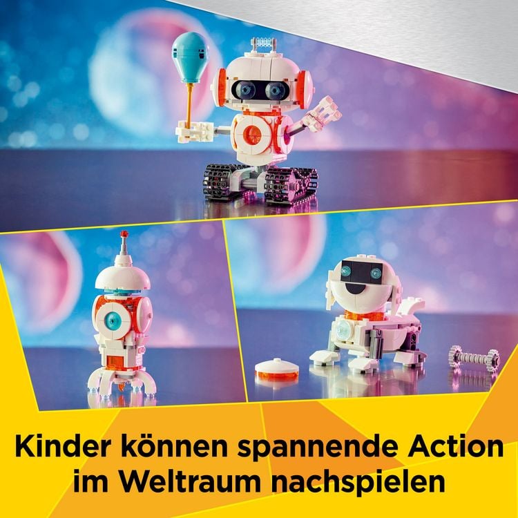 Produktbild: LEGO Creator 3in1 Weltraum-Roboter - Umbaubar in Hund oder Rakete 31164