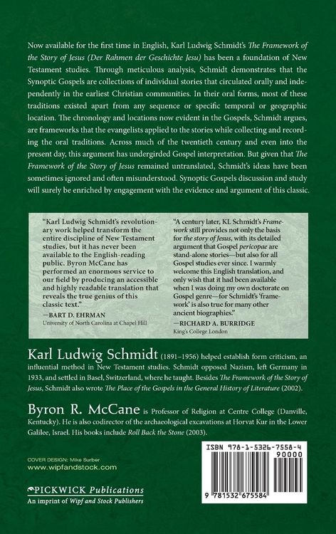 Produktbild: The Framework of the Story of Jesus