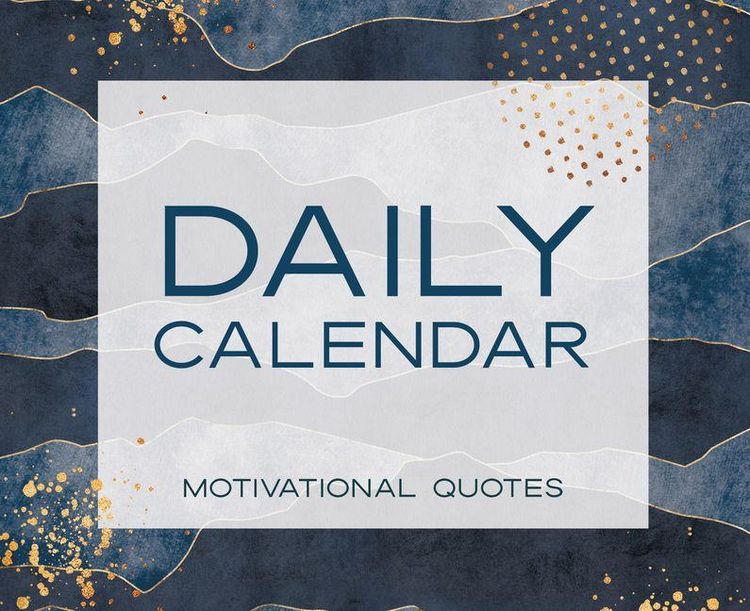 Produktbild: Motivational Quotes Perpetual Box Calendar