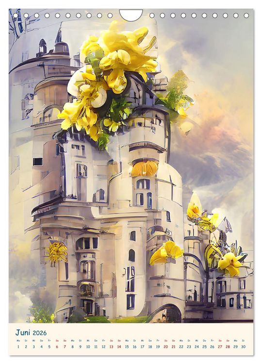 Produktbild: Colors of Dreams - AI-ART (Wandkalender 2026 DIN A4 hoch), CALVENDO Monatskalender