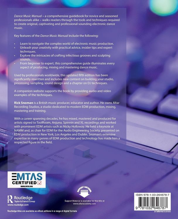 Produktbild: Dance Music Manual