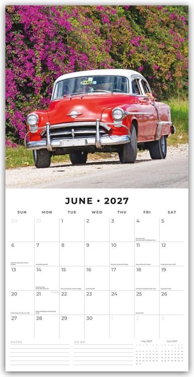 Produktbild: American Classic Cars &ndash; Klassische Amerikanische Autos 2027 &ndash; 16-Monatskalender