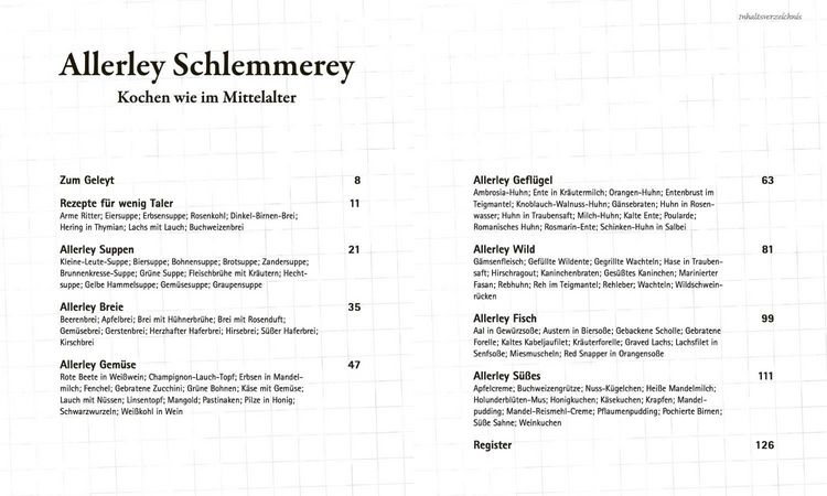Produktbild: Allerley Schlemmerey