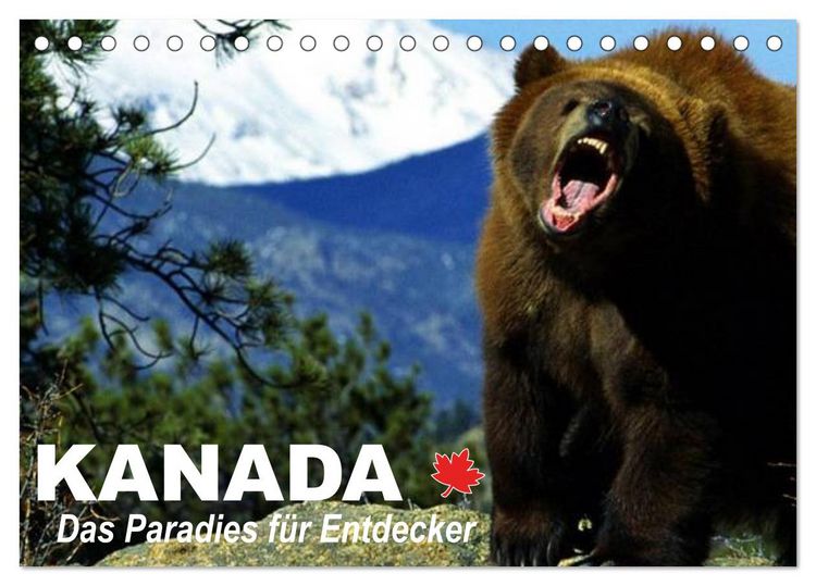 Produktbild: Kanada - Das Paradies f&uuml;r Entdecker (Tischkalender 2026 DIN A5 quer), CALVENDO Monatskalender