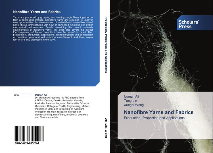 Produktbild: Nanofibre Yarns and Fabrics