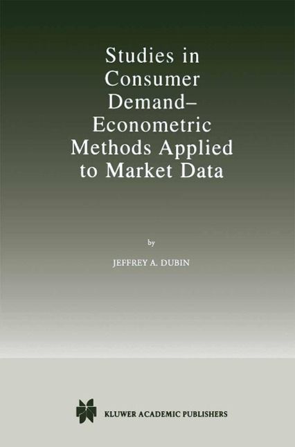 Produktbild: Studies in Consumer Demand - Econometric Methods Applied to Market Data