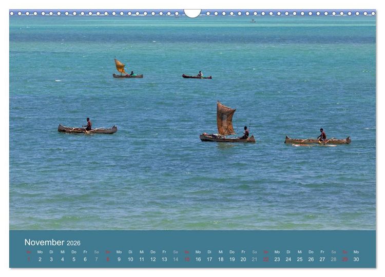 Produktbild: Alltag in Madagaskar (Wandkalender 2026 DIN A3 quer), CALVENDO Monatskalender
