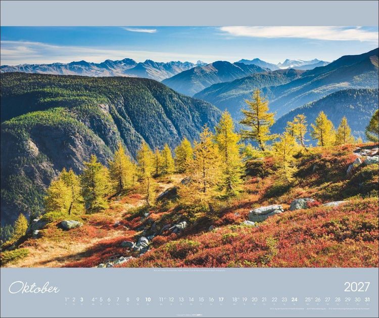 Produktbild: Alpen im Licht Kalender 2027