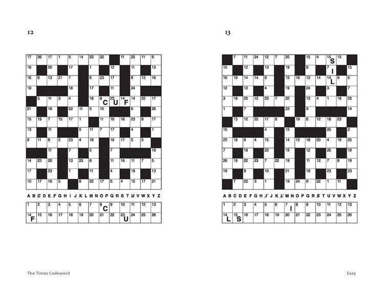 Produktbild: Times Codeword 15 Pb