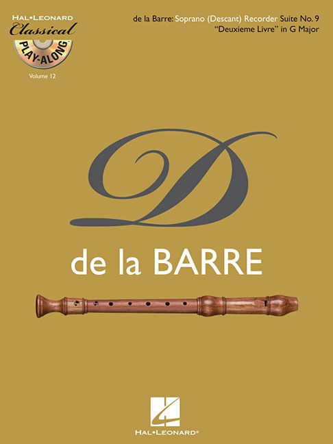 Produktbild: Soprano (Descant) Recorder Suite No. 9 Deuxieme Livre in G Major