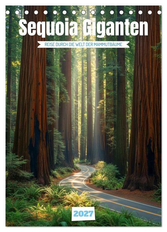 Produktbild: Sequoia Giganten (Tischkalender 2027 DIN A5 hoch), CALVENDO Monatskalender